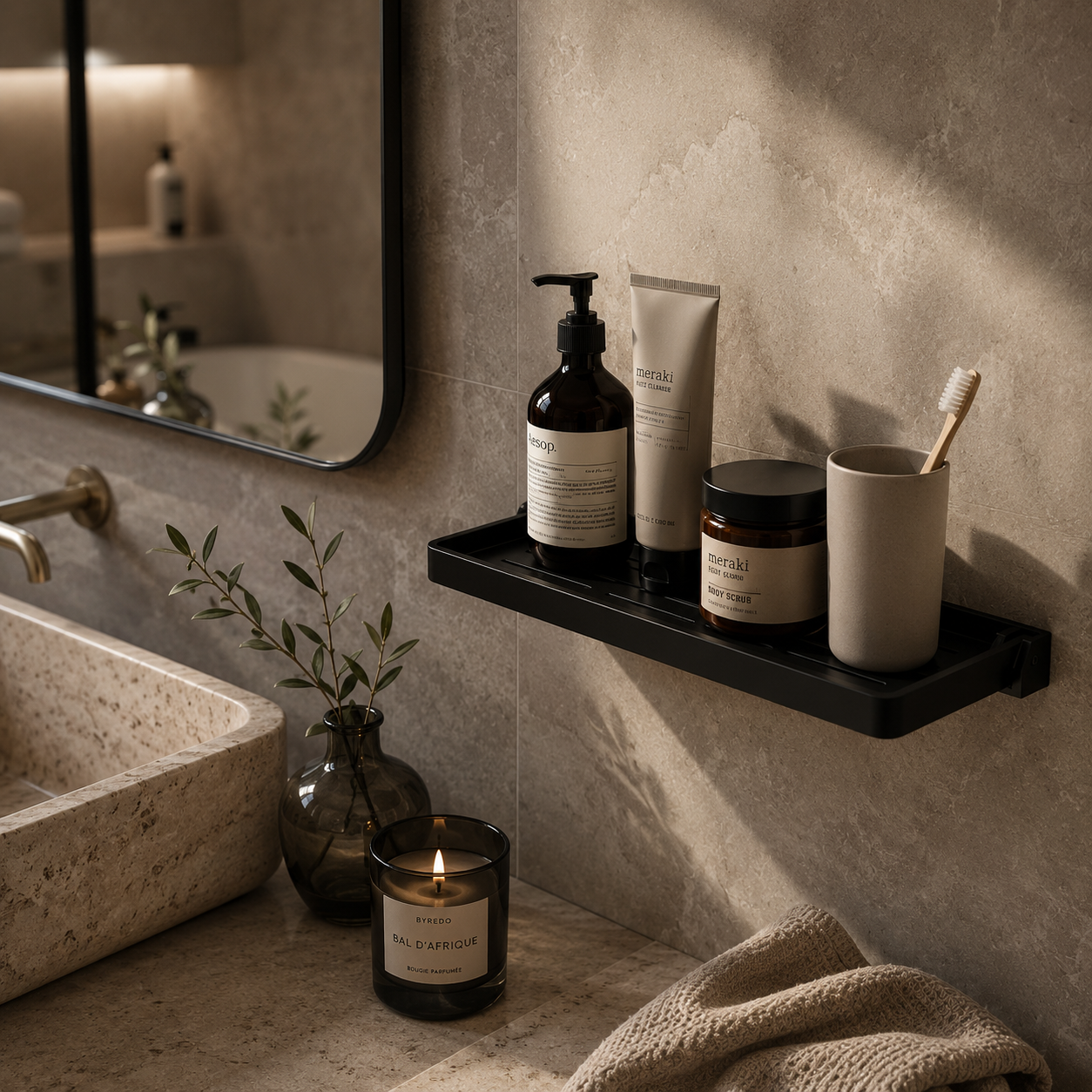 Aura Bathroom Shelf