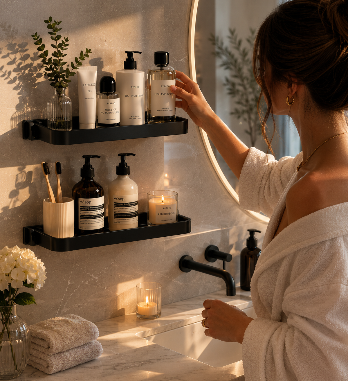 Aura Bathroom Shelf