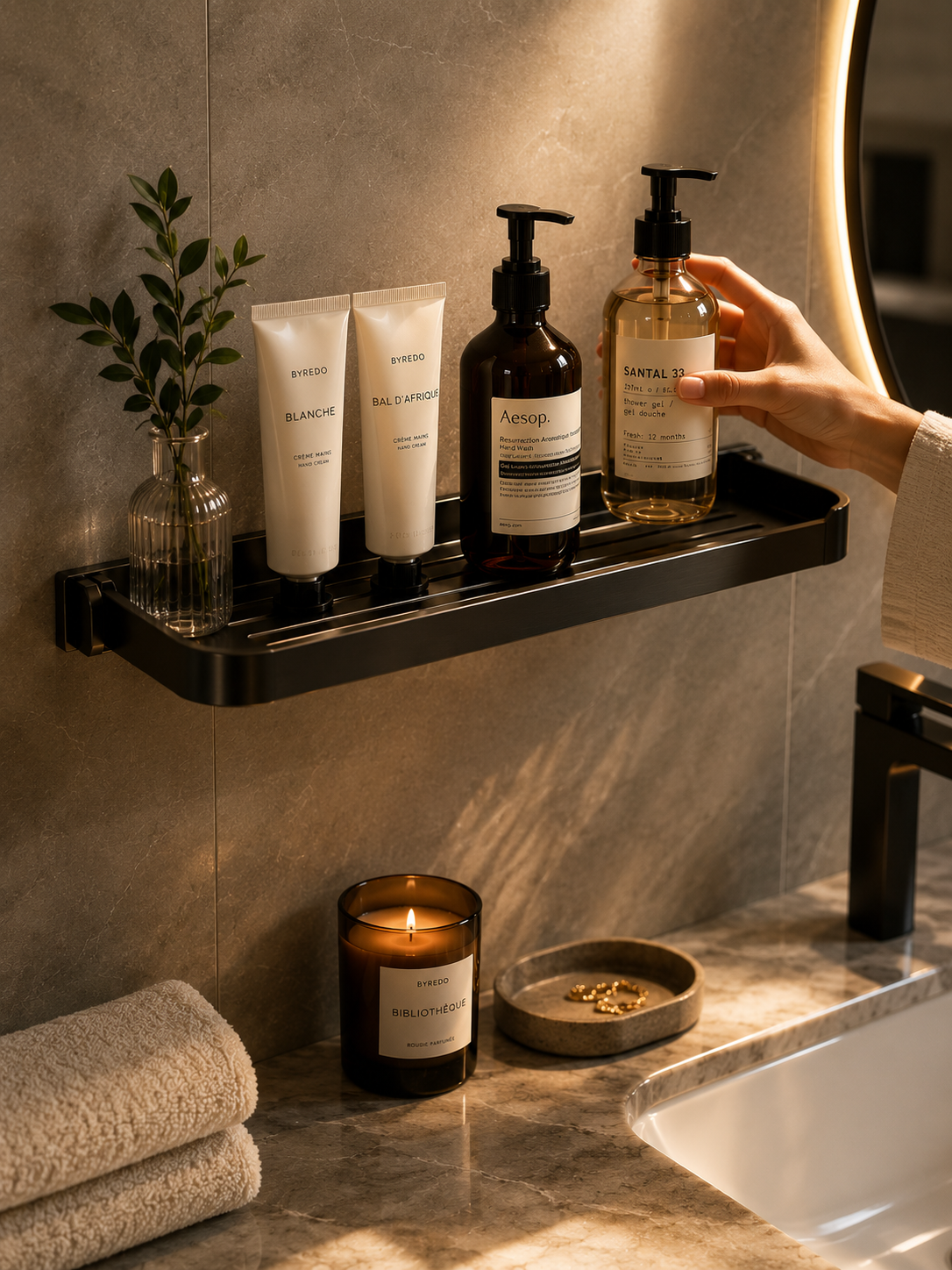 Aura Bathroom Shelf